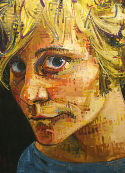 Gwenn Seemel artwork, painted portrait