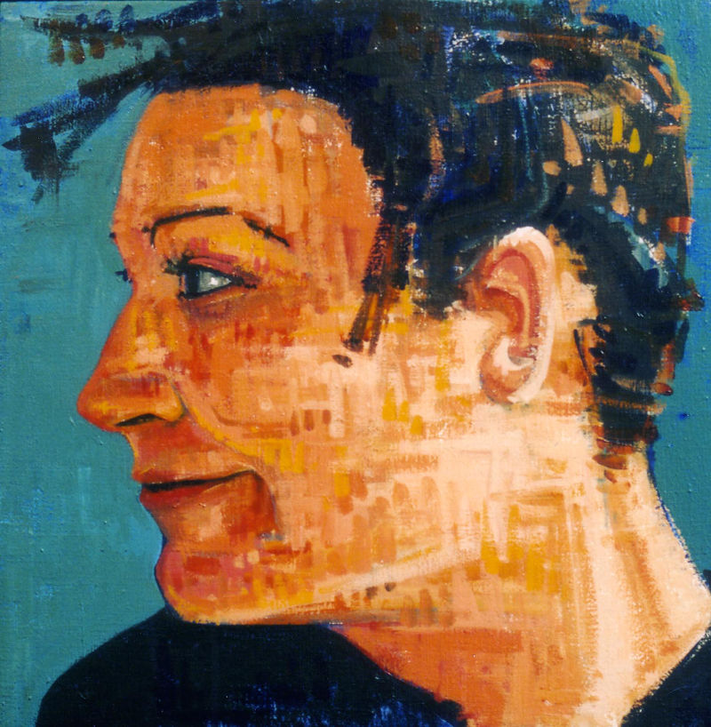 peinture d&rsquo;une femme blanche