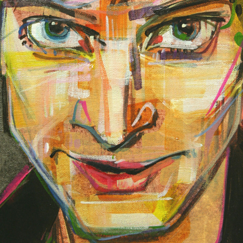 painted portrait