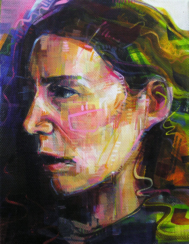 painted portrait of the artist’s friend
