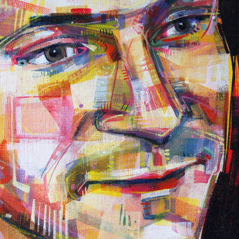 painted portrait
