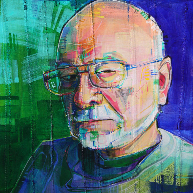 painted portrait