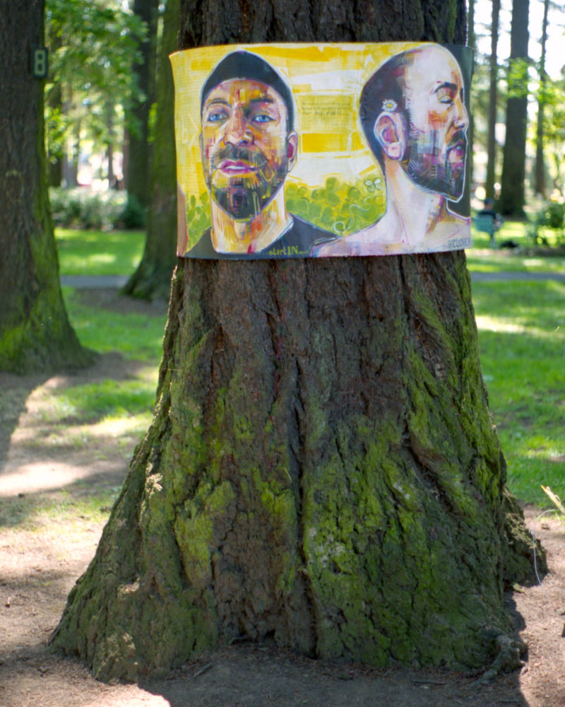 Gwenn Seemel&rsquo;s art in a park