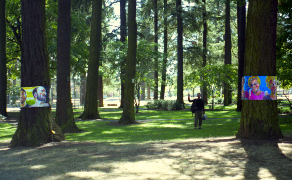 Gwenn Seemel&rsquo;s art in a park