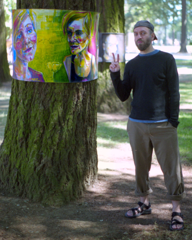 Gwenn Seemel&rsquo;s art in a park