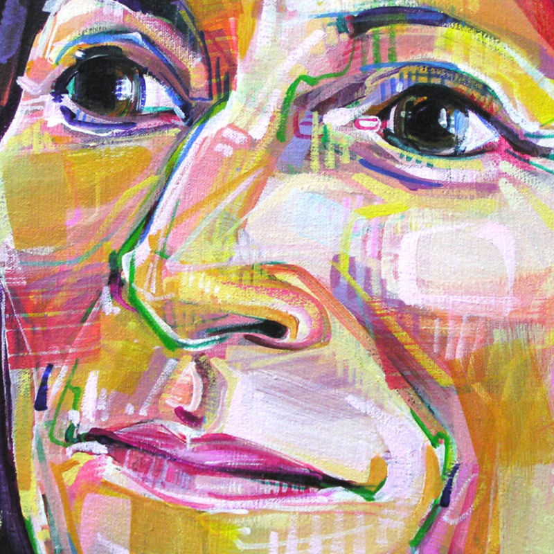 painted portrait