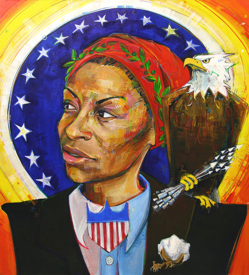 portrait d’une femme noire