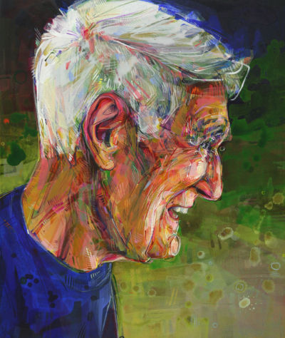 painting of a centenarian