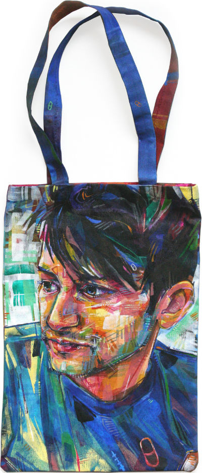 Jesse Morgan Young portrait tote bag