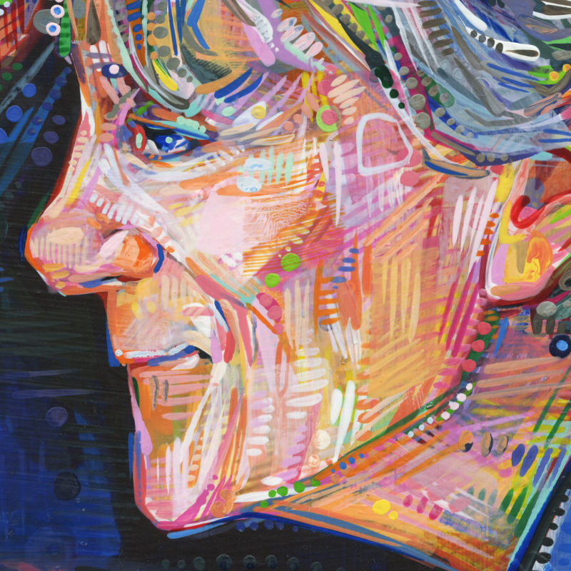 maman peinte en acrylique