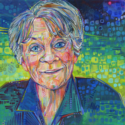 painting of a woman