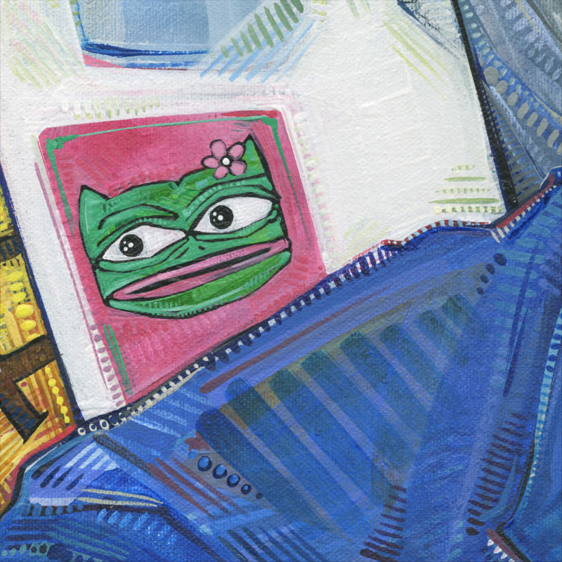 Donald Trump Hello Kitty as Pepe the Frog on a gallon jug of milk in a disgusting mash-up of white supremacy symbols