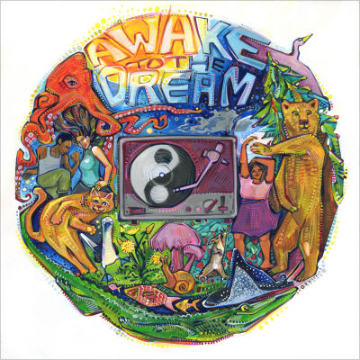 album cover, yin yang and dancing