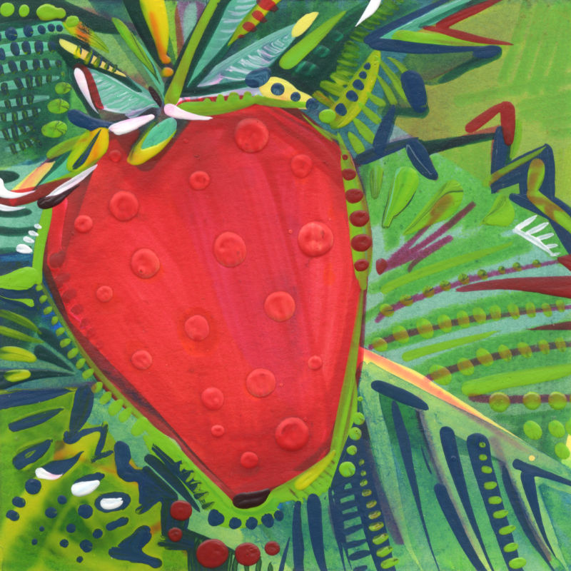 illustration of a strawberry