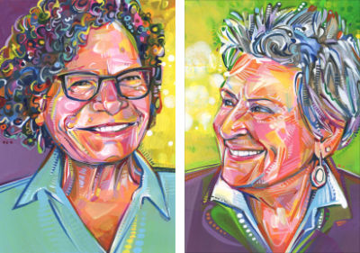 portraits peints par l’artiste queer Gwenn Seemel