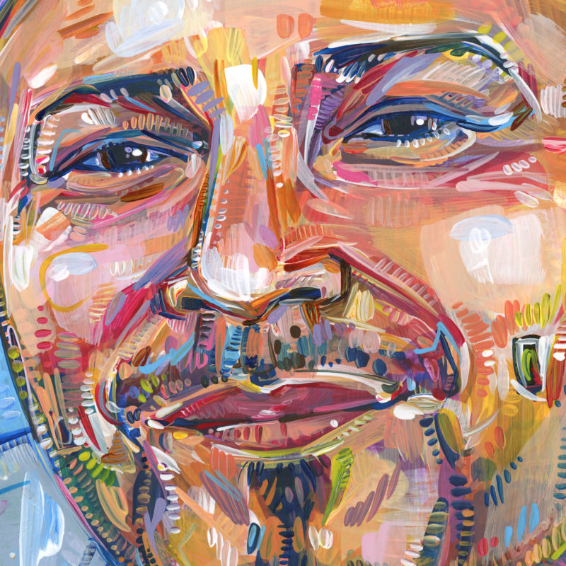 detail image of a painting of Kilmar