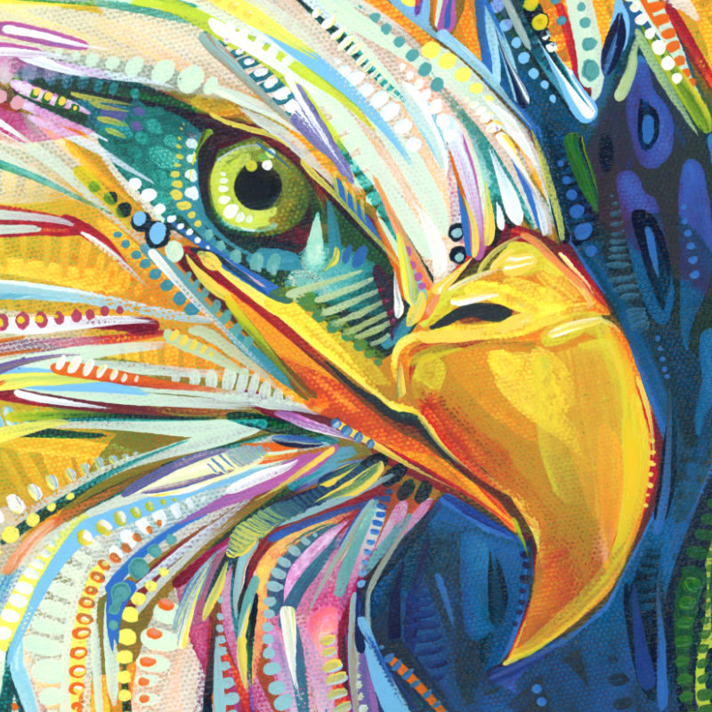 aigle peinture
