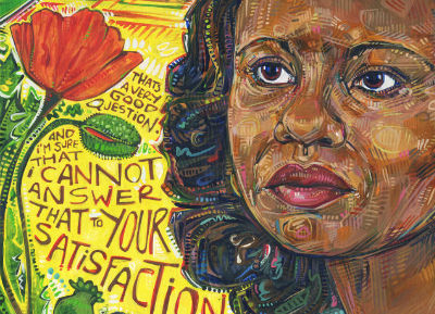 Anita Hill portrait par Gwenn Seemel