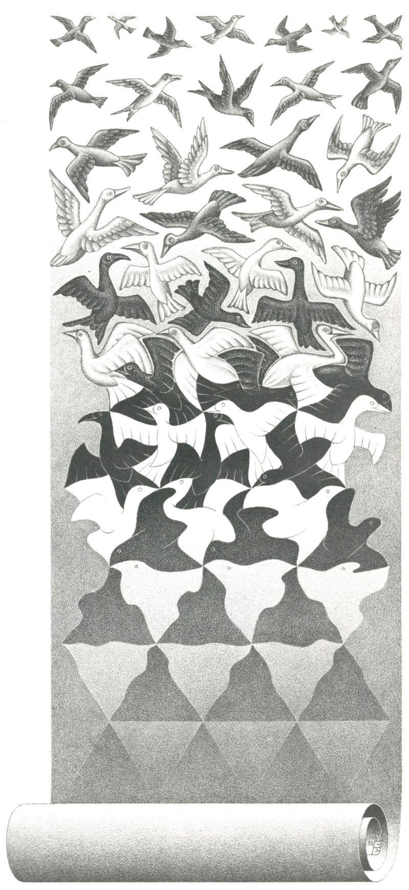 MC Escher’s Liberation 1955