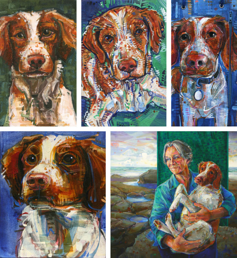 Gwenn Seemel’s portraits of her dog