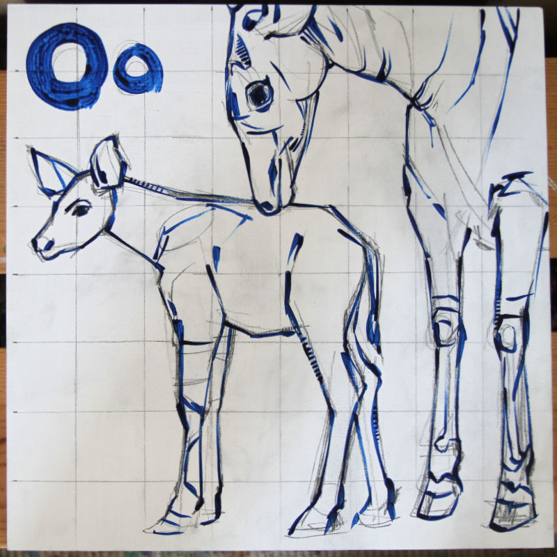 okapi peinture processus