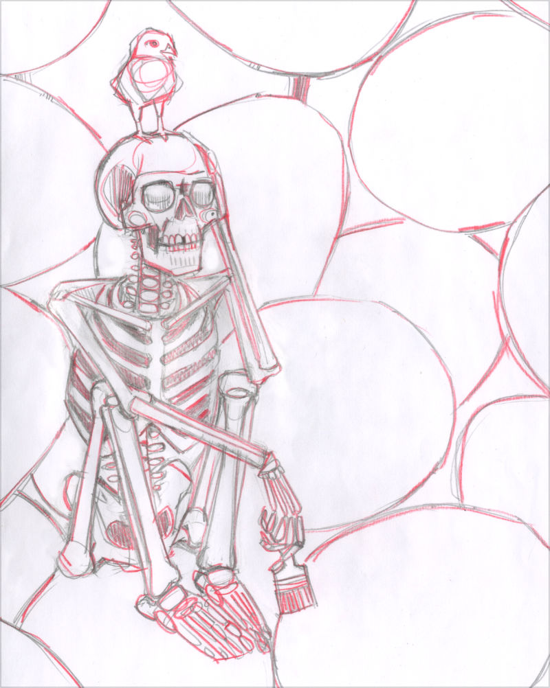 skeleton art