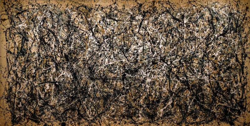 Jackson Pollock One: Number 31, peinture inspirée par Janet Sobel