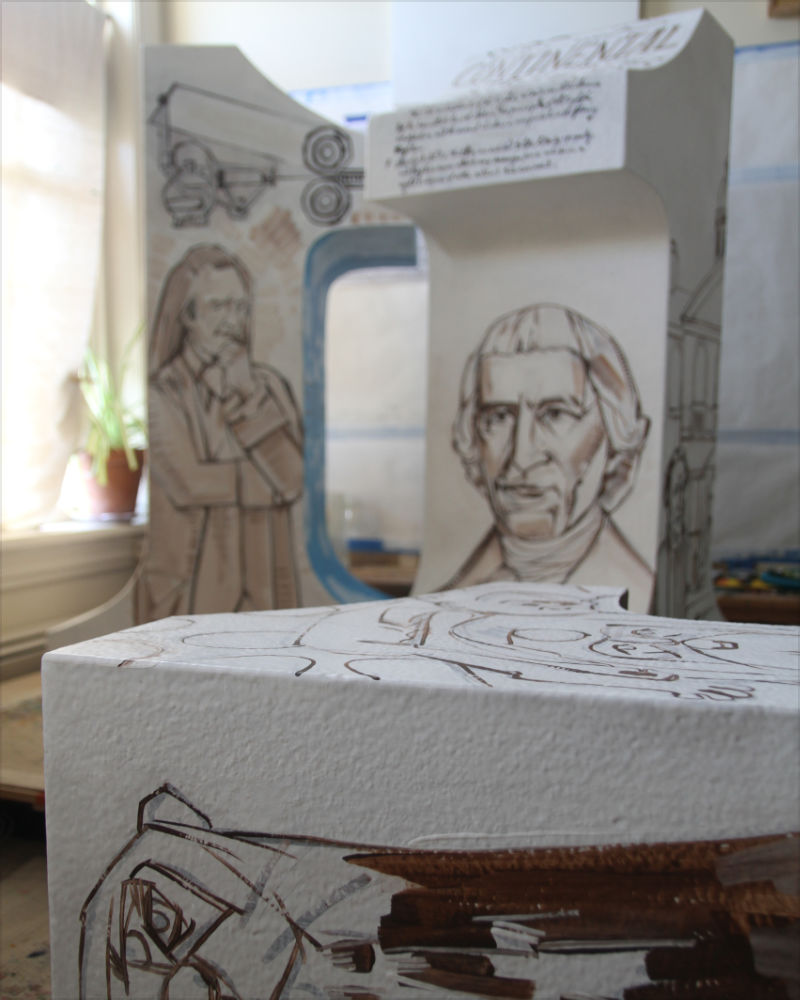 Gwenn Seemel&rsquo;s studio filled with 52 Weeks of Firsts sculptures