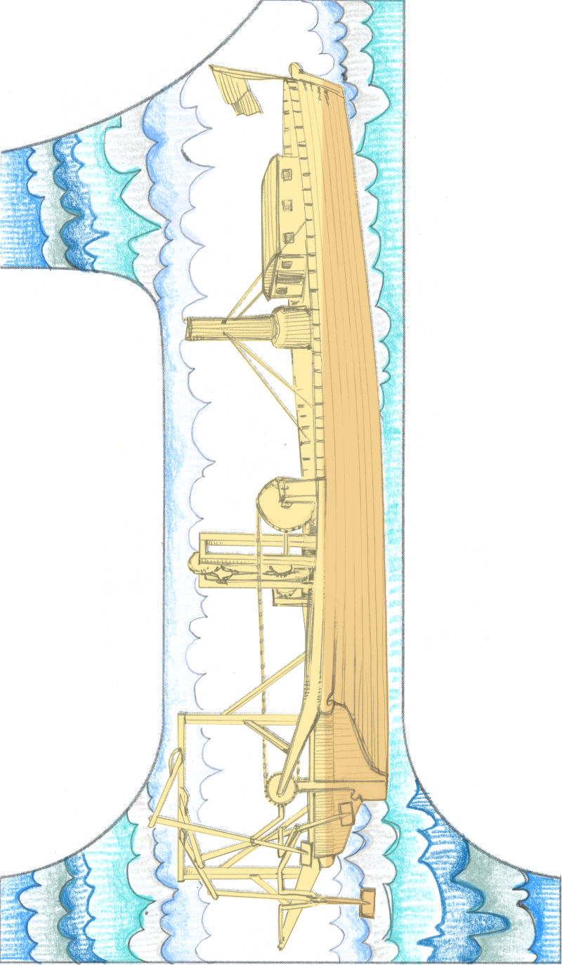 design for the first steamboat for 52 Weeks of Firsts