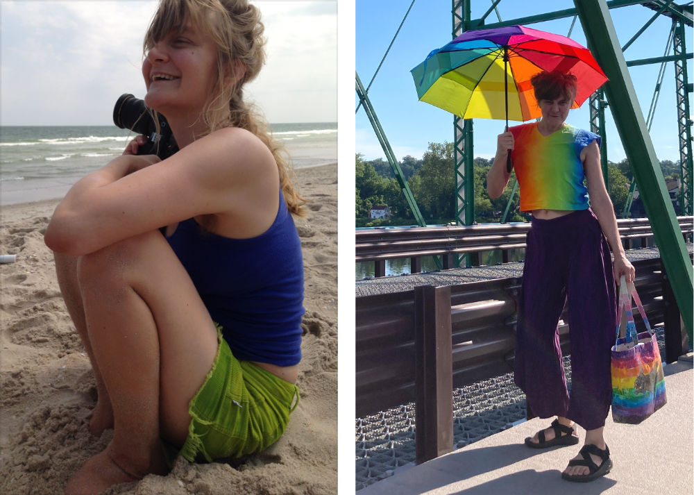 photos of artist Gwenn Seemel